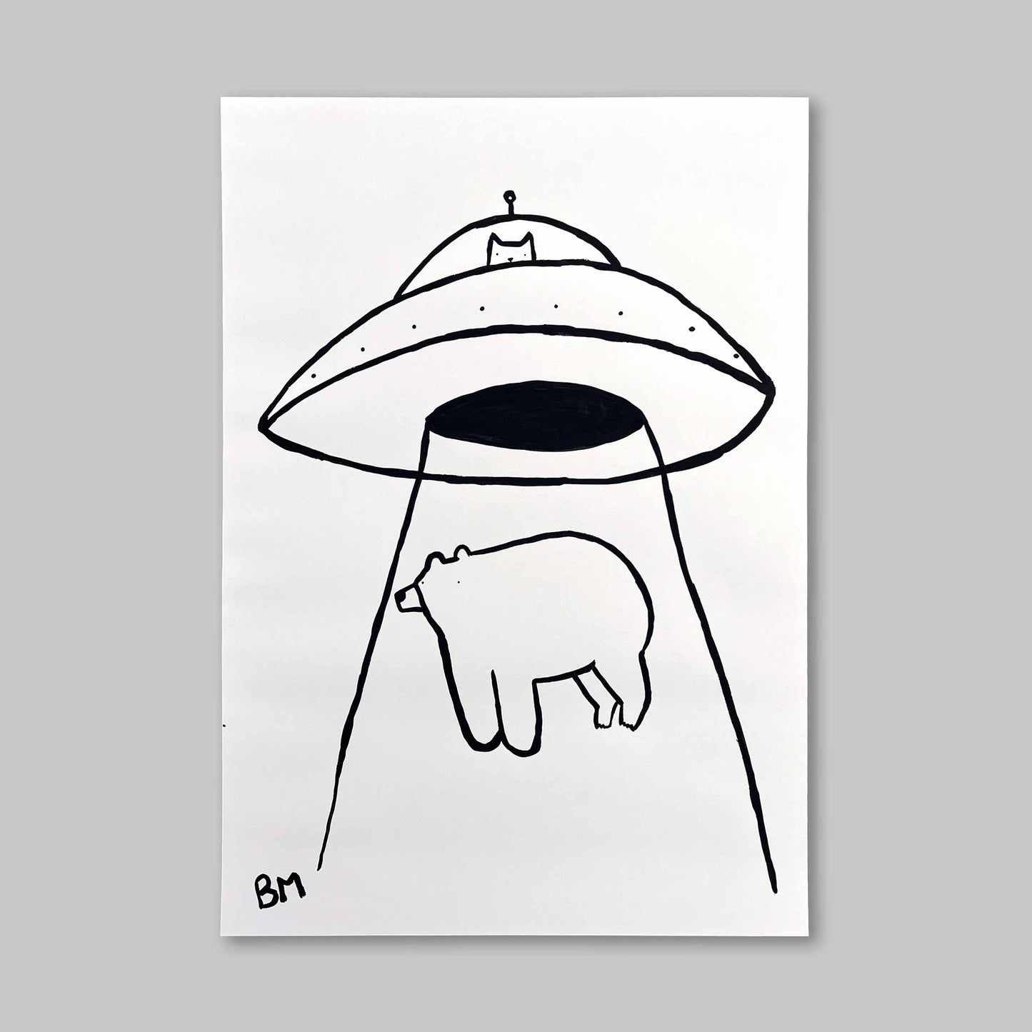 ABDUCTION (Original Painting) by Billy Murphy