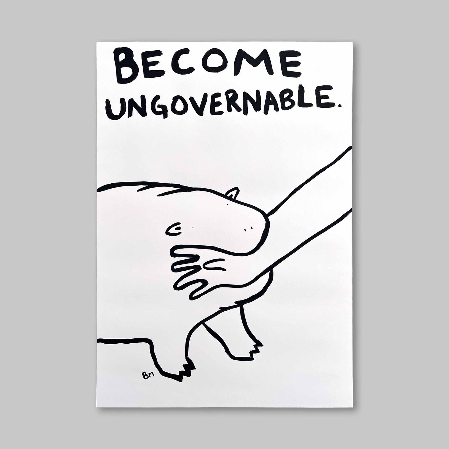 BECOME UNGOVERNABLE (Original Painting) by Billy Murphy