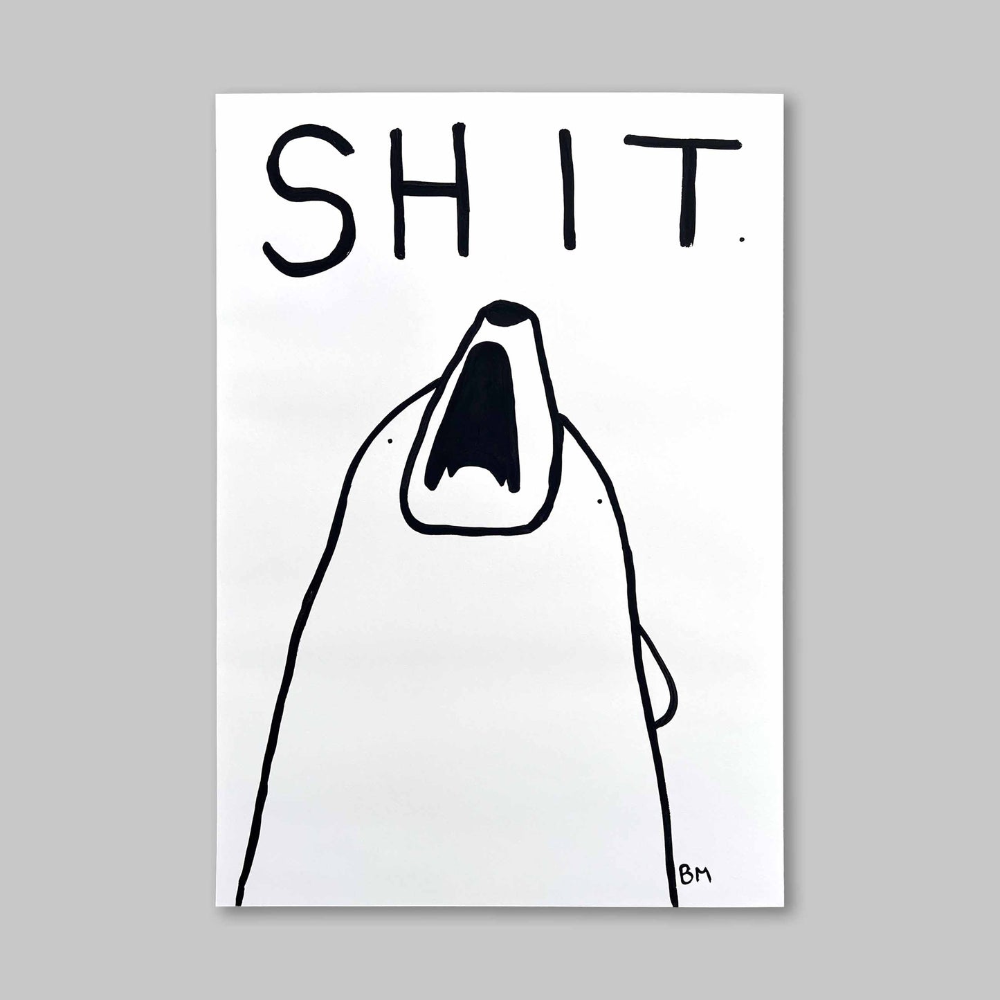 SHIT (Original Painting) by Billy Murphy