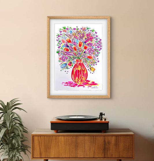 FLOWER STUDY 2 (Original) by Duncan Raban