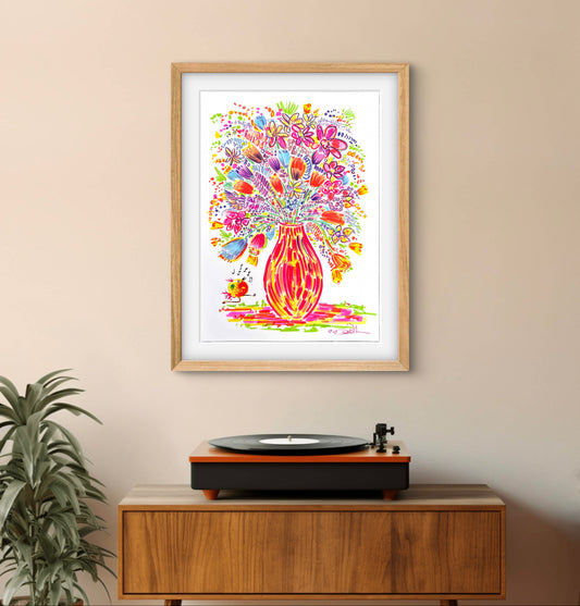 FLOWER STUDY 1 (Original) by Duncan Raban