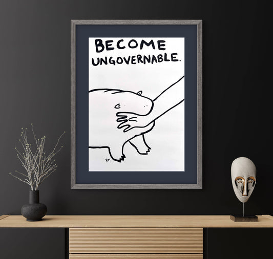 BECOME UNGOVERNABLE (Original Painting) by Billy Murphy