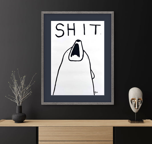 SHIT (Original Painting) by Billy Murphy