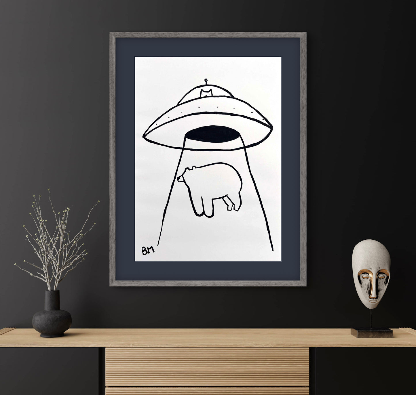 ABDUCTION (Original Painting) by Billy Murphy