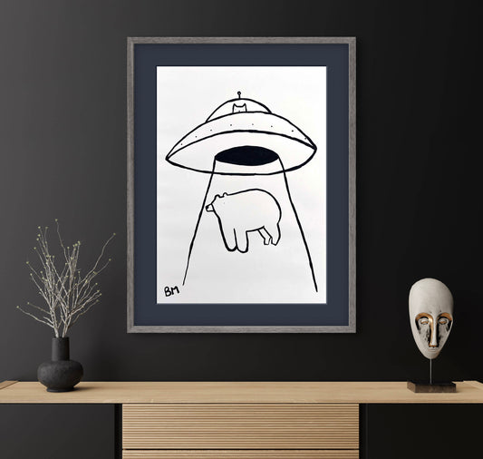 ABDUCTION (Original Painting) by Billy Murphy