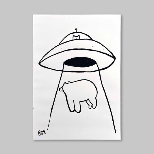 ABDUCTION (Original Painting) by Billy Murphy