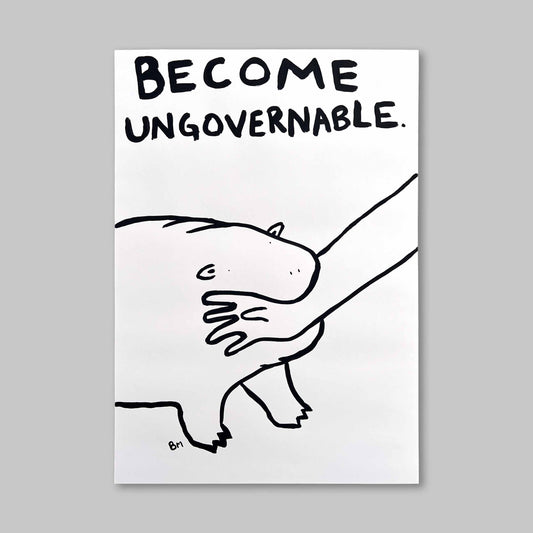 BECOME UNGOVERNABLE (Original Painting) by Billy Murphy