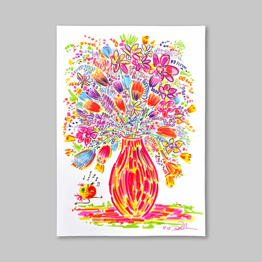 FLOWER STUDY 1 (Original) by Duncan Raban