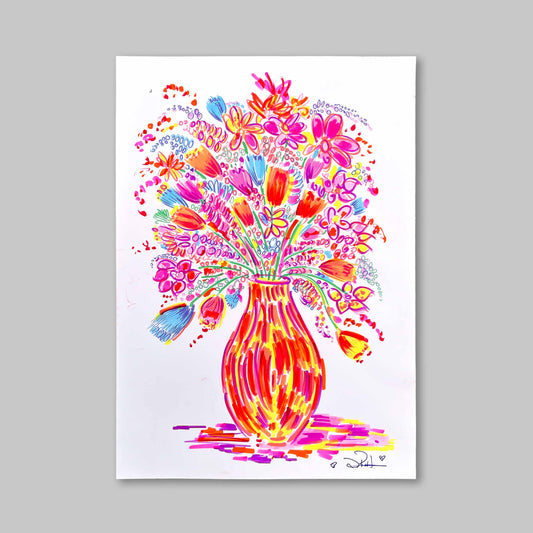 FLOWER STUDY 3 (Original) by Duncan Raban