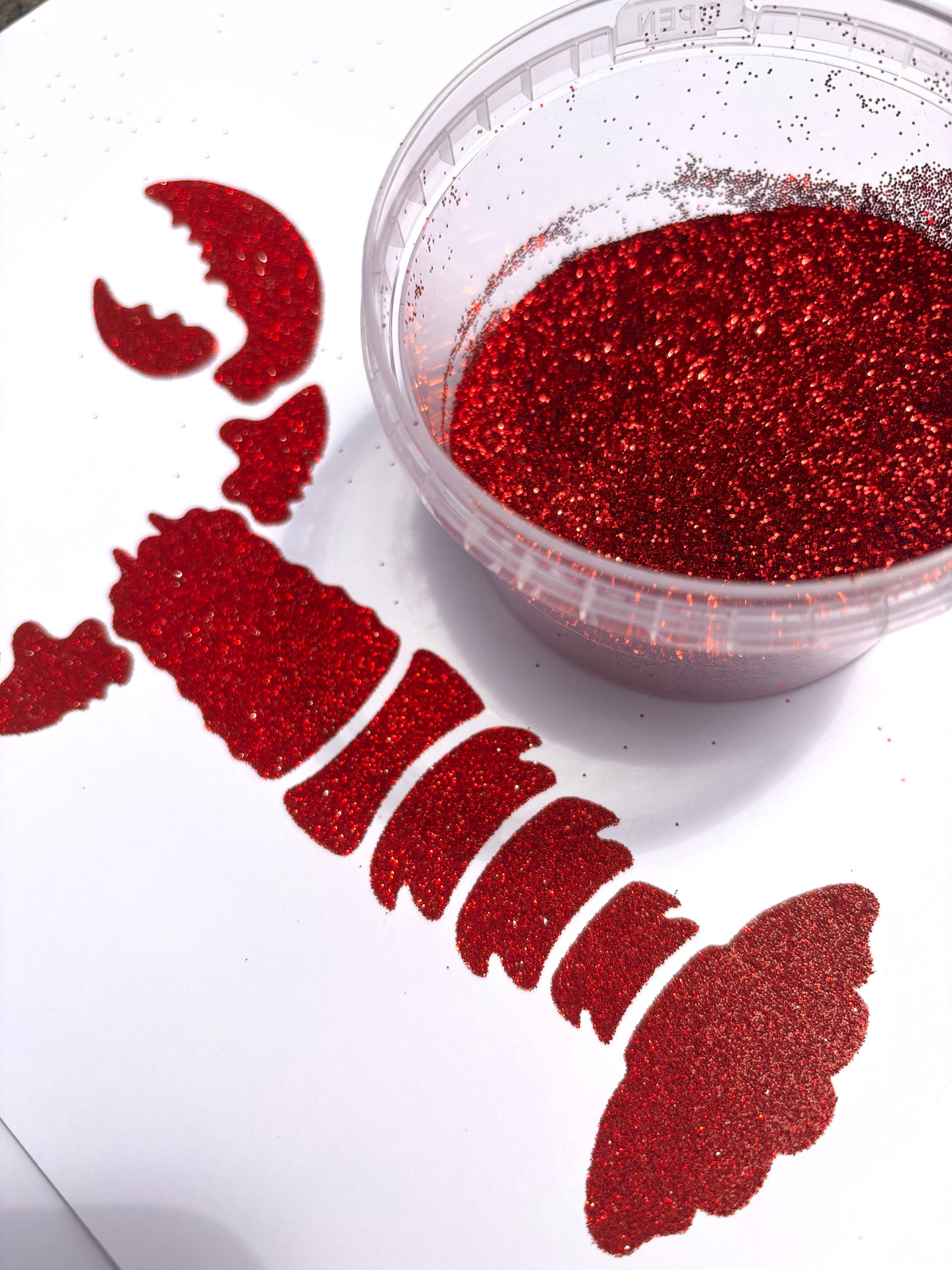Glittering Using Screen Printing 20th June