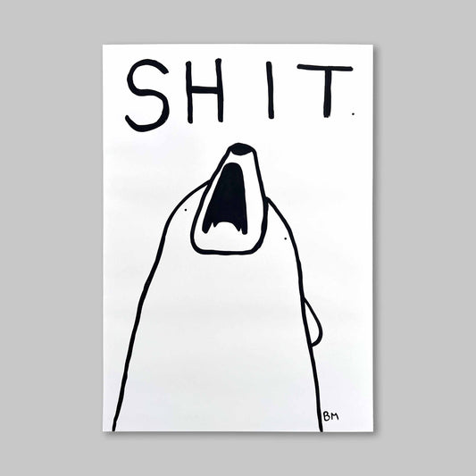 SHIT (Original Painting) by Billy Murphy