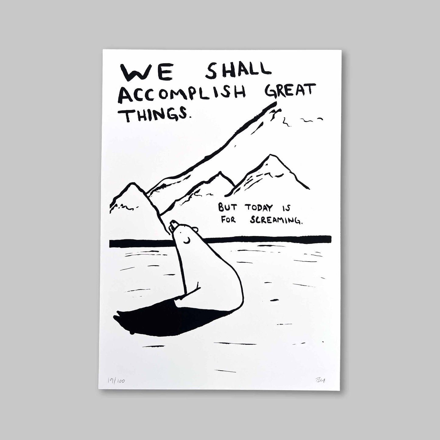 WE SHALL ACCOMPLISH GREAT THINGS by Billy Murphy